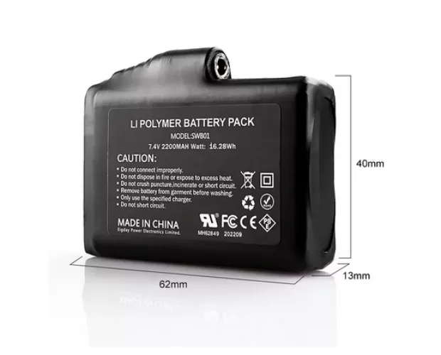 Savior Extra battery 5200 mAh for Jacket - black