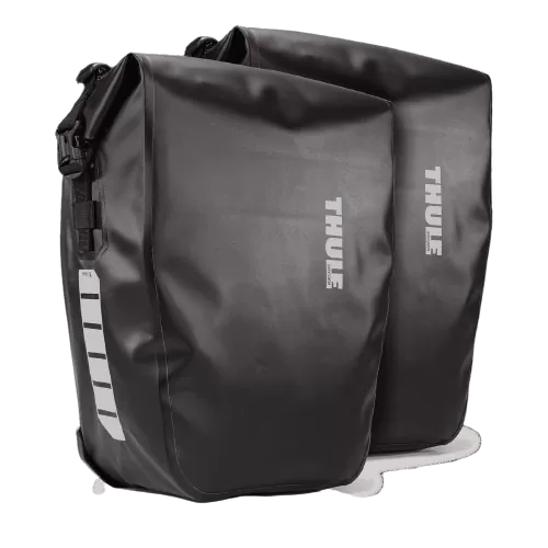 Thule Packtaschen-Set Pack n Pedal LARGE Shield - 2x25l schwarz