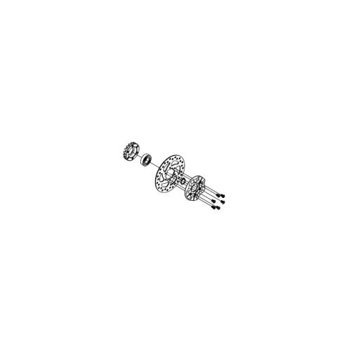 Thule Bremsscheibe inkl. Lager/Feststellbremsaufnahme (Disc Brake Rotor Assembly Kit) - SPORT, ab 2017