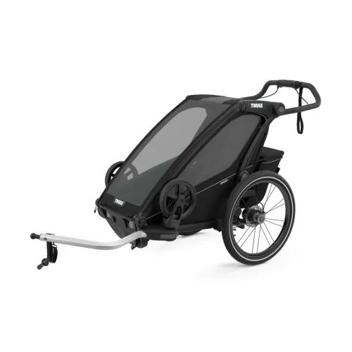 Thule Anhänger Chariot SPORT 1 Seater - black on black