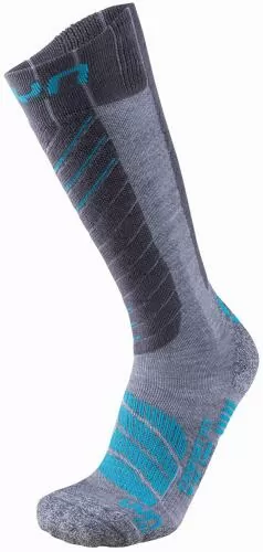 UYN Lady Ski Comfort Fit Socks - grey