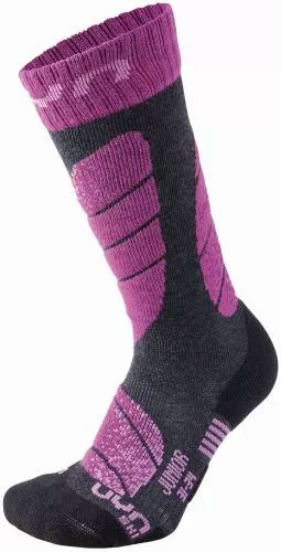 UYN Junior Ski Socks - anthracite melange