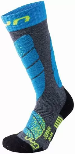 UYN Junior Ski Socks medium - grey melange