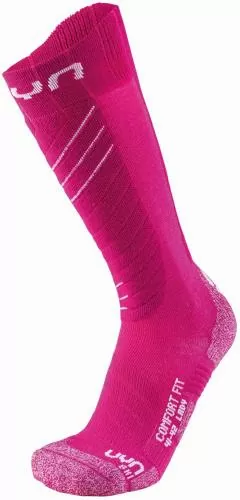UYN Lady Ski Comfort Fit Socks - pink