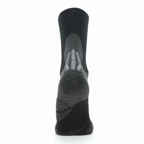 UYN Woman Trekking 2In Merino Mid Socks - black/grey