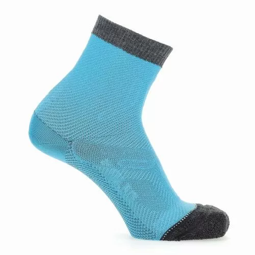 UYN Woman Trekking 2In Merino Socks - mid grey/turquoise