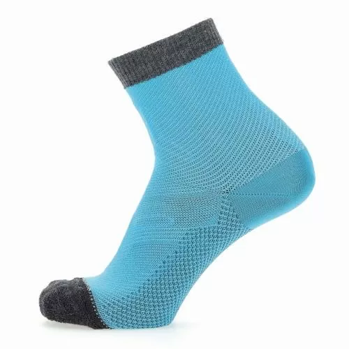 UYN Woman Trekking 2In Merino Socks - mid grey/turquoise