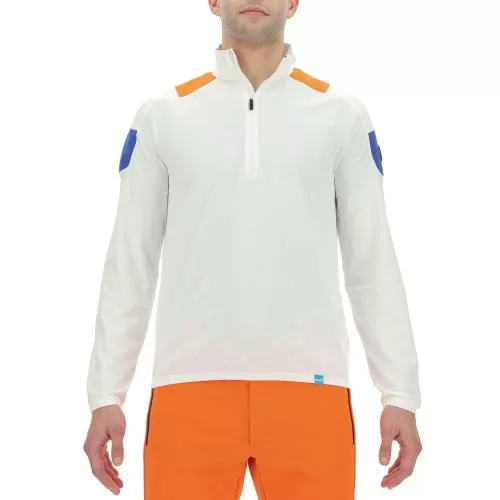 UYN Man Natyon Tricolor 2Nd Layer Half Zip - white