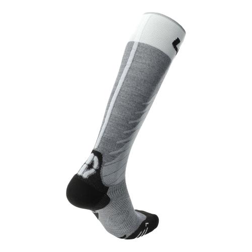 Preview: UYN Woman Ski One Merino Socks - grey melange/white
