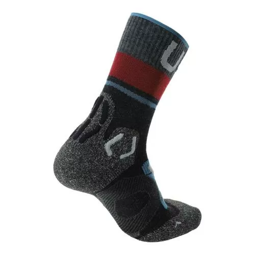 UYN Woman Trekking One Merino Socks - anthracite/blue