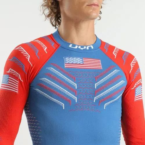 UYN Natyon 3.0 Usa Uw Shirt Lg_Sl.Turtle Neck - usa