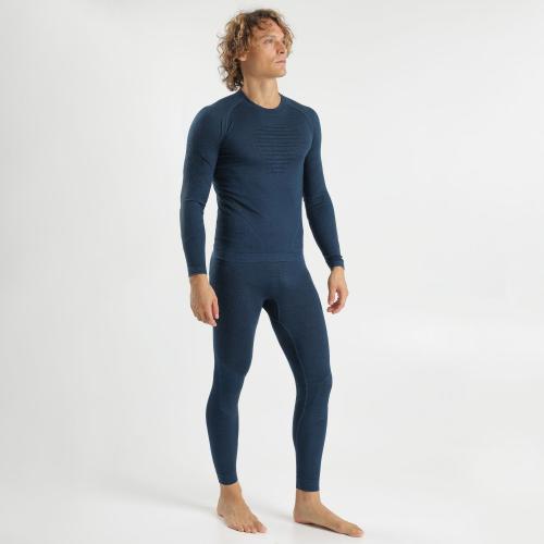 Preview: UYN Man Fusyon Biotech Uw Shirt Long_Sl - blue poseidon