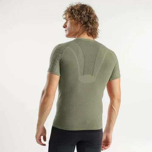 UYN Man Terracross Self Layer Shirt Short Sleeves Support Fit - aloe