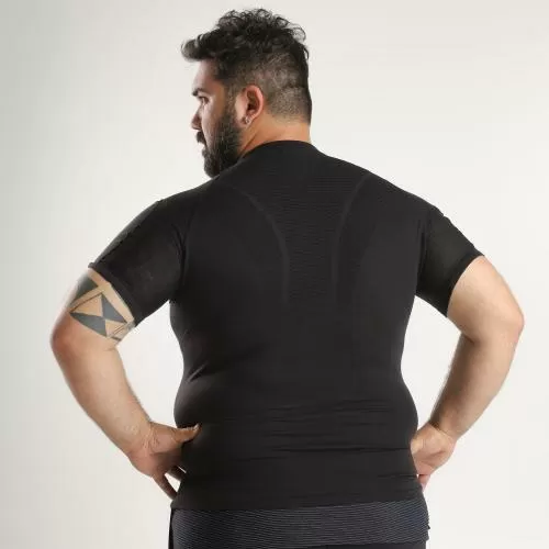 UYN Man Terracross Self Layer Shirt Short Sleeves Regular Fit - black beauty