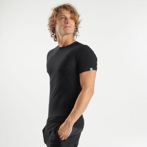 UYN Man Sparkcross Self Layer Ow Shirt Sh_Sl - black
