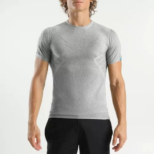 UYN Man Sparkcross Self Layer Ow Shirt Sh_Sl - grey melange