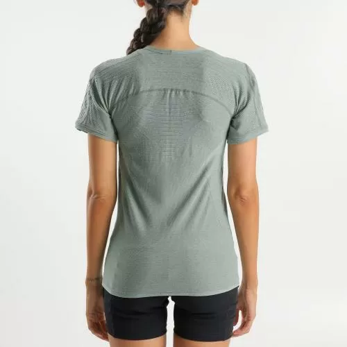 UYN Woman Sparkcross Self Layer Ow Shirt Sh_Sl - smoke green