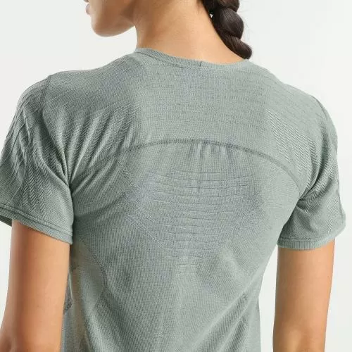 UYN Woman Sparkcross Self Layer Ow Shirt Sh_Sl - smoke green