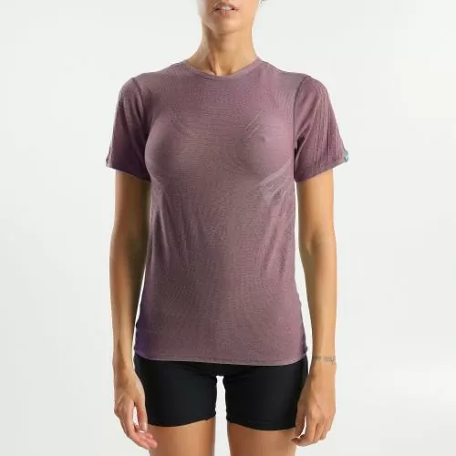 UYN Woman Sparkcross Self Layer Ow Shirt Sh_Sl - mauve