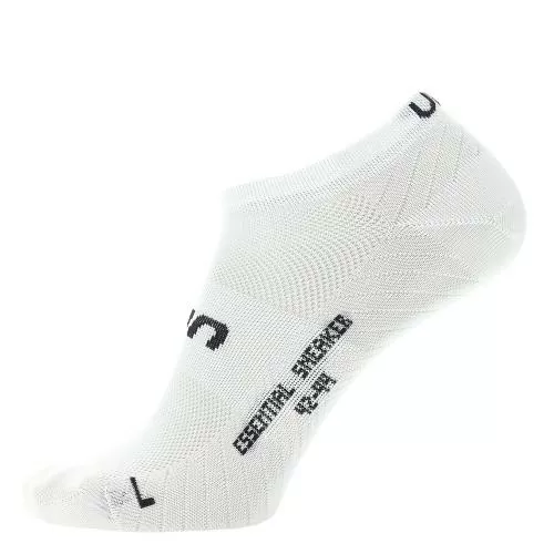 UYN Unisex Essential Sneaker Socks 2Prs Pack - white