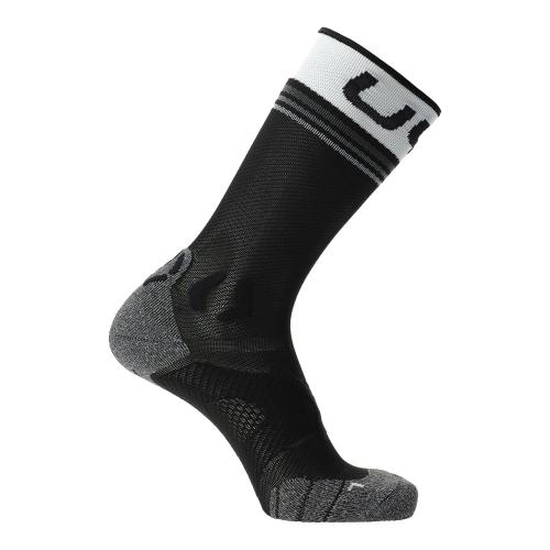 Preview: UYN Man Runners One Mid Socks - black/white