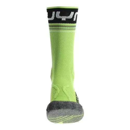 UYN Man Runners One Mid Socks - lime/black