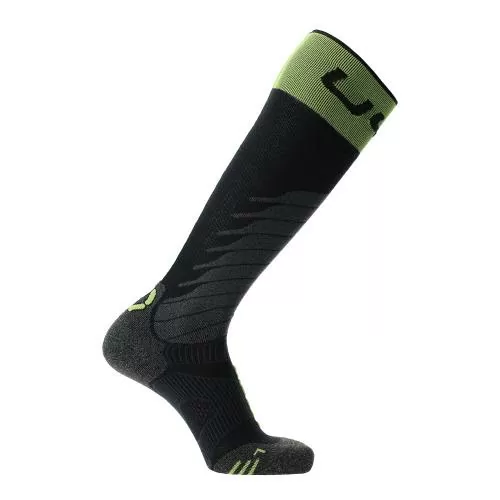 UYN Man Ski One Merino Socks - black/lime