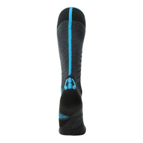 UYN Man Ski One Merino Socks - anthracite/turquoise
