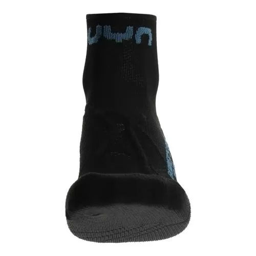 UYN Man Runners One Socks - black/blue poseidon