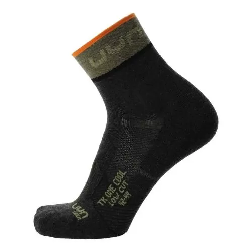 UYN Man Trekking One Cool Low Cut Socks - anthracite/green