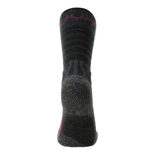 UYN Woman Trekking Five Merino Socks - anthracite/purple