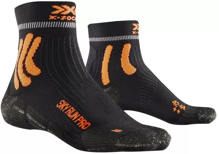 X-SOCKS Sky Run Pro 4.0 Herren - opal black / trick orange