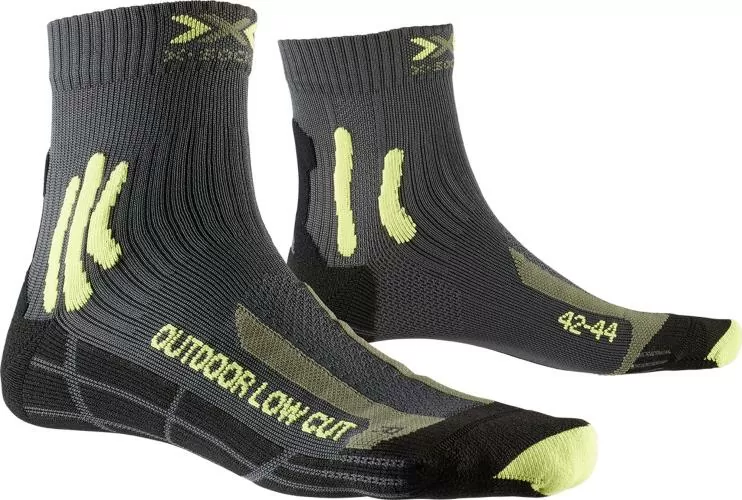 X-SOCKS Trek Outdoor low cut Unisex - anthracite / lime