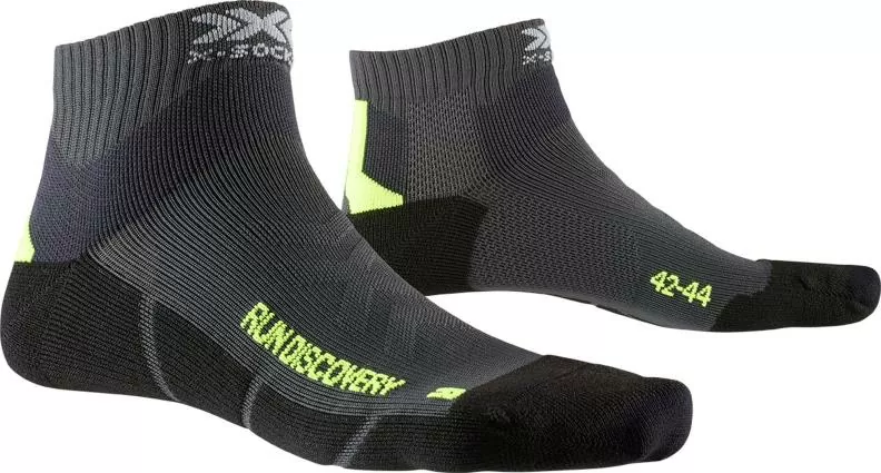 X-SOCKS Run Discovery Unisex - charcoal / phyton yellow / black