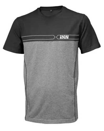iXS Shirt iXS-Team - schwarz-grau