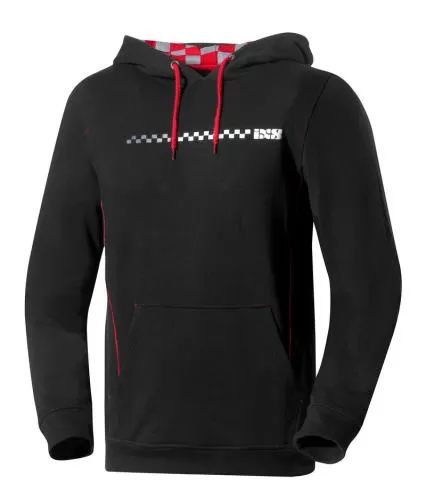 iXS Sweatshirt Marlow - schwarz-rot