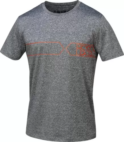 iXS Team T-Shirt Function - grey-red