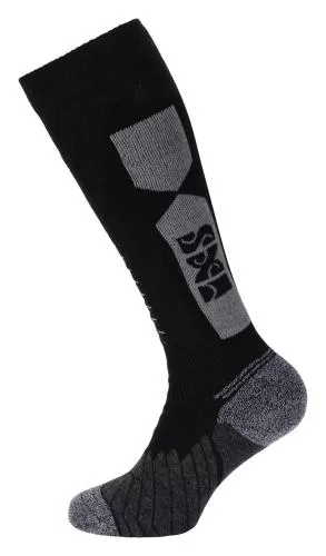 iXS Socken iXS 365 lang - schwarz-grau
