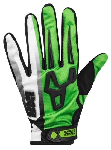 iXS Cross Handschuh Lite Air - grün-weiss-schwarz
