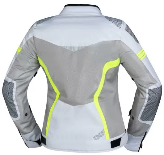 iXS Sport Damen Jacke Trigonis-Air - brightgrey-grey-neon yellow
