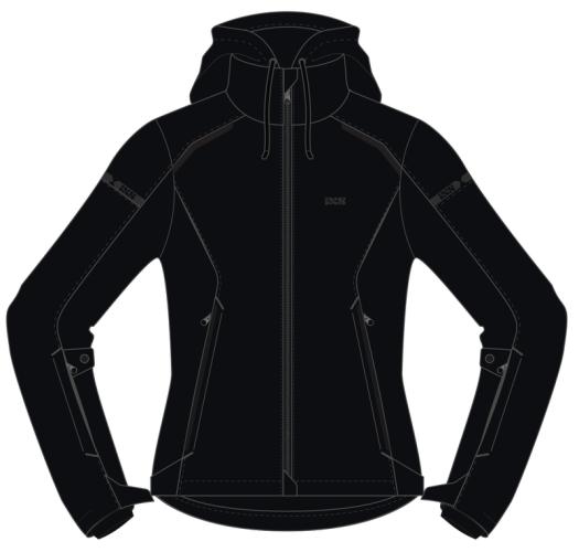 Preview: iXS Classic Damen SO Jacke Moto 2.0 - black