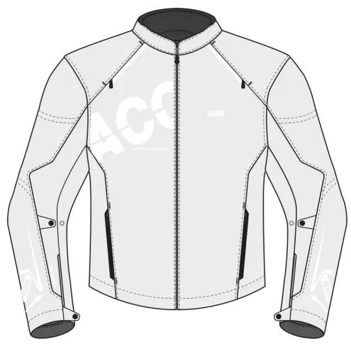 iXS Sport SO Jacke Moto Dynamic - white