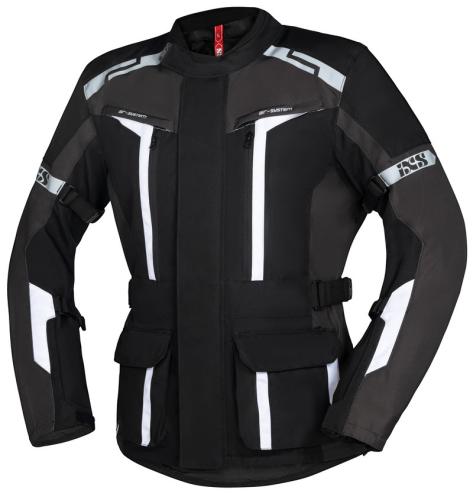 Preview: iXS Motorradjacke Tour Jacke Evans-ST 2.0 - schwarz-grau-weiss