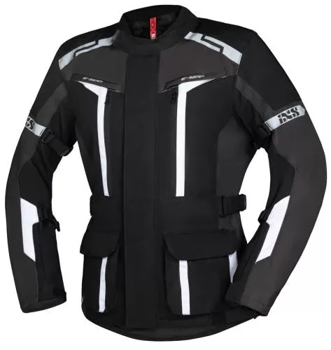iXS Tour Jacke Evans-ST 2.0 - schwarz-grau-weiss