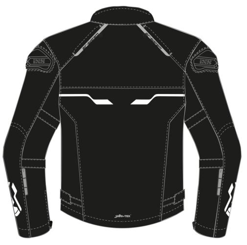 Preview: iXS Sport Jacke Hexalon-ST - schwarz-weiss