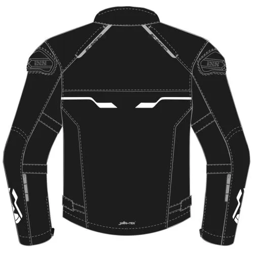 iXS Sport Jacke Hexalon-ST - schwarz-weiss