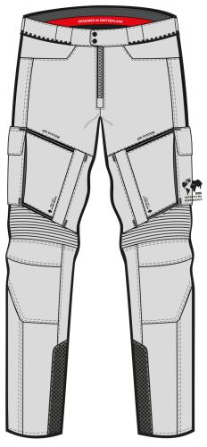 Preview: iXS Tour Hose Montevideo-Air 3.0 - brightgrey-black