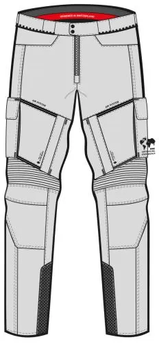 iXS Tour Hose Montevideo-Air 3.0 - hellgrau-schwarz