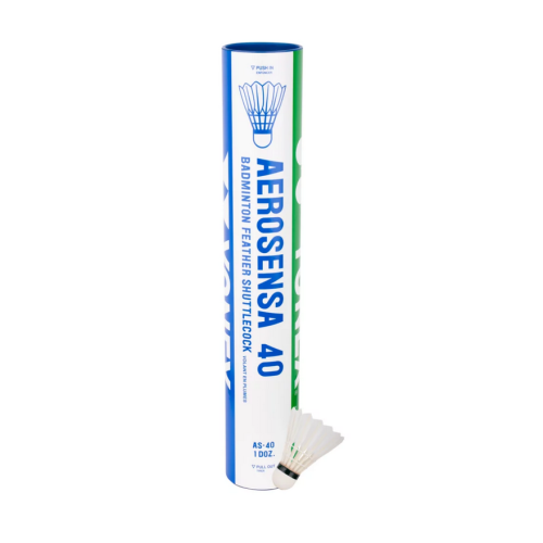 Preview: 3-er Set Yonex AS 40 Badminton Naturfederbälle (12 Stück)