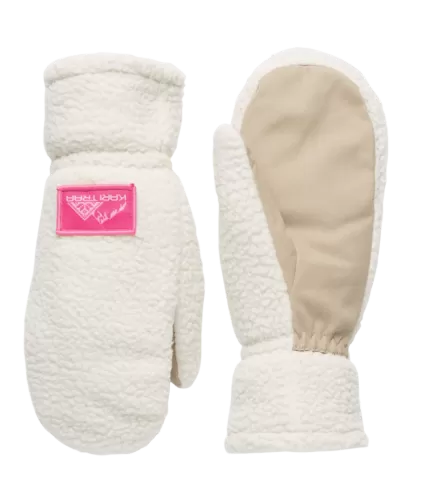 Kari Traa Rothe Pile Mittens BEIGE